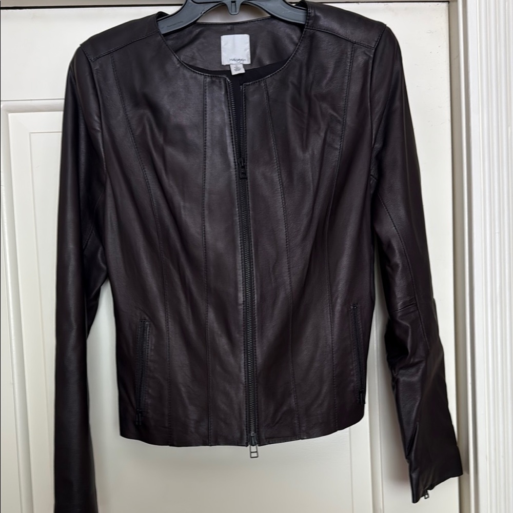 Elegant Black Leather Jacket